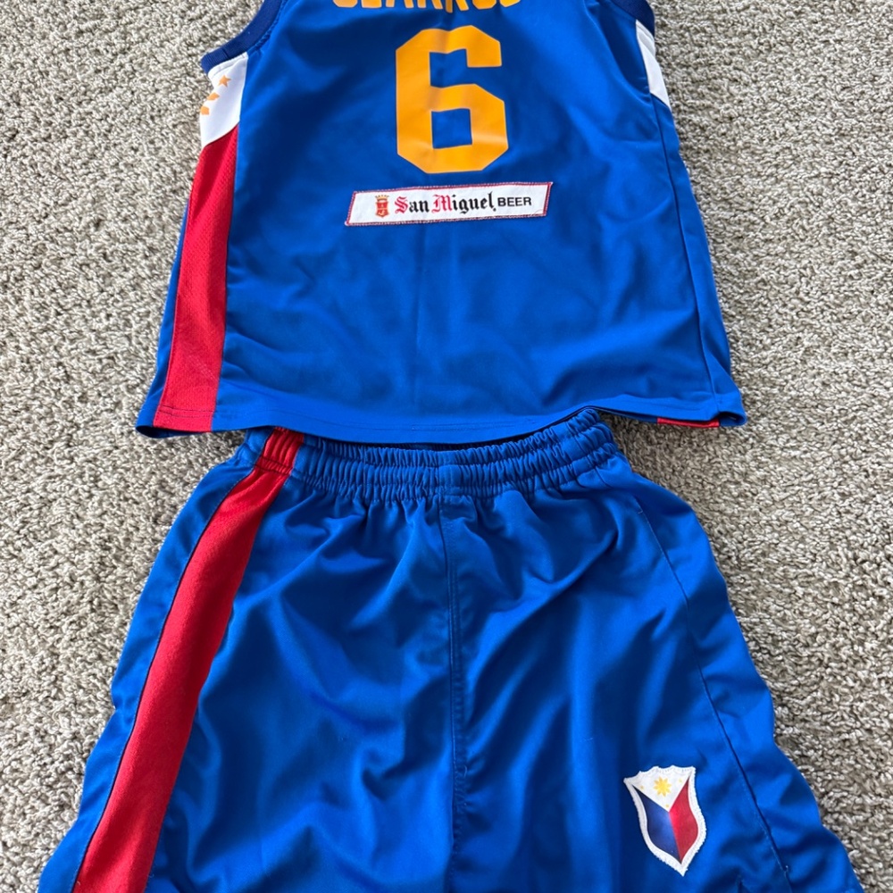 Philippines kids basketball jersey set - Picture 2 of 2